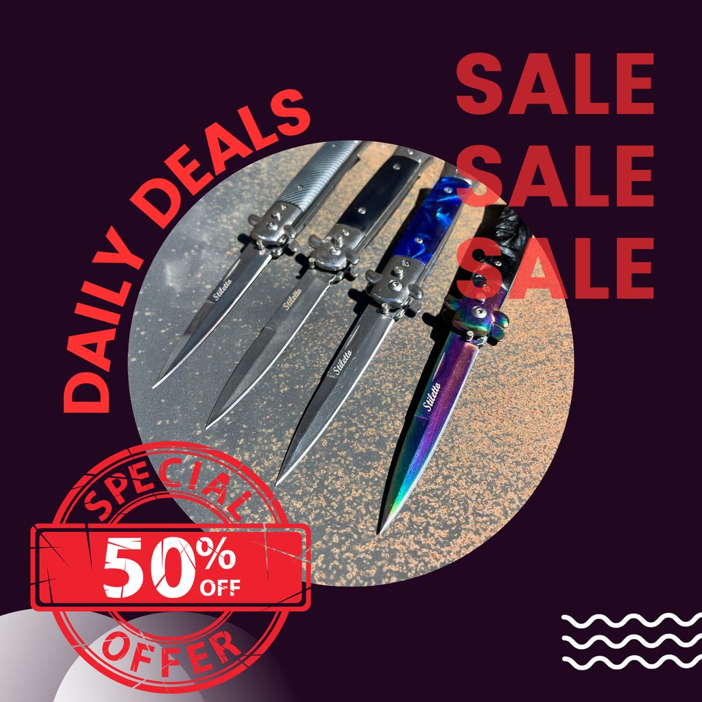 Daily Blade Deals at AnyTime Blades. We are Slashing Prices!!!