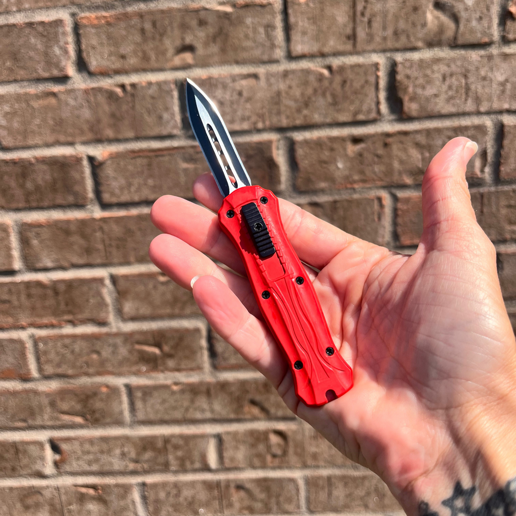 Mini OTF Knife at Anytime Blades 