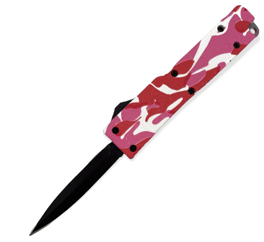 5 Inch OTF Automatic Knife Firecracker Cammo - AnyTime Blades