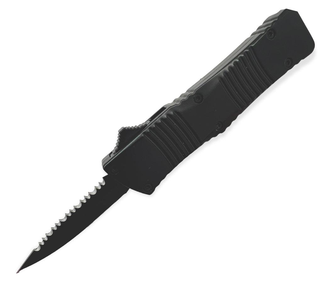 5 inch Automatic OTF Knife - BLACK - AnyTime Blades