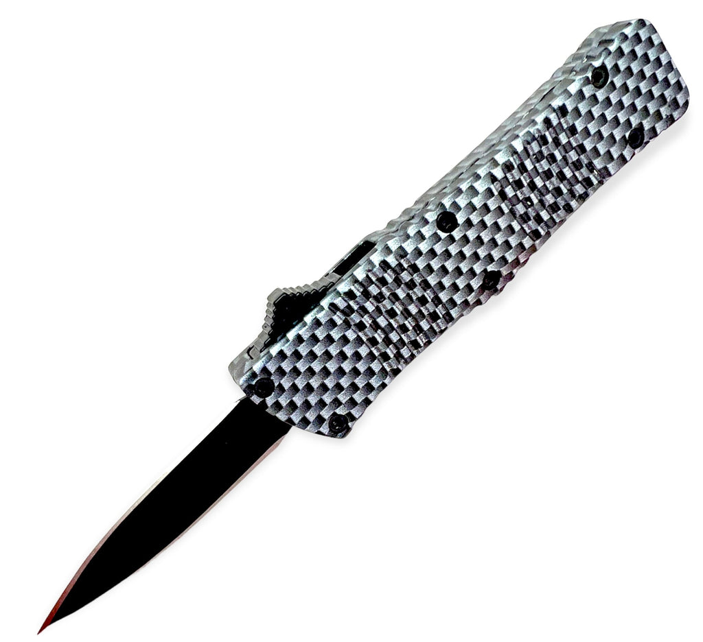 5 inch Automatic OTF Knife - BLACK - AnyTime Blades