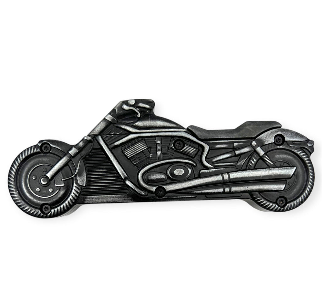 D2 Steel Motorcycle OTF Black - AnyTime Blades