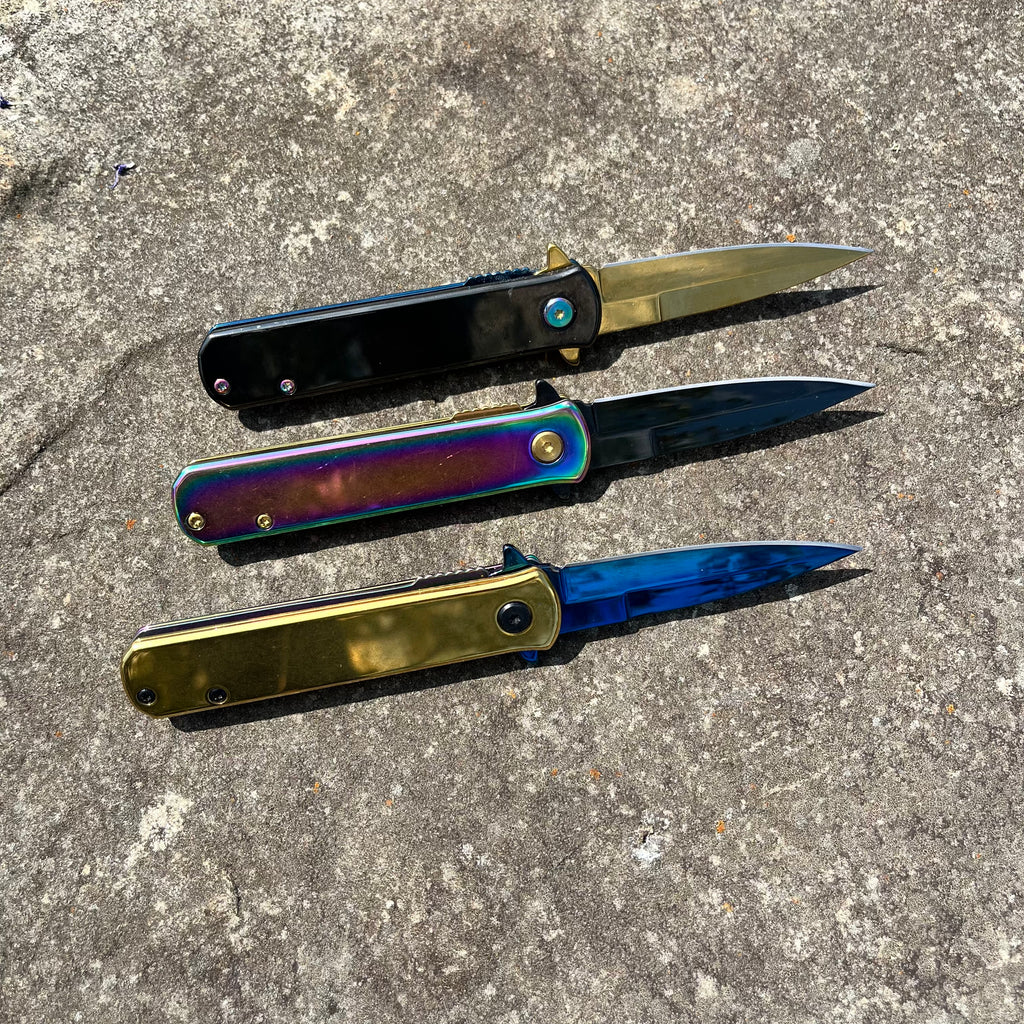 Titanium Stiletto Knives 