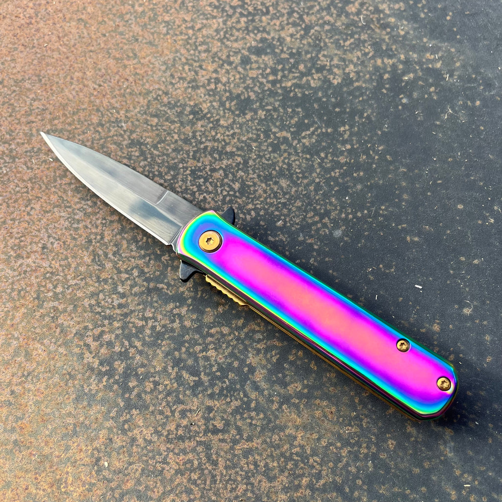 rainbow stiletto 