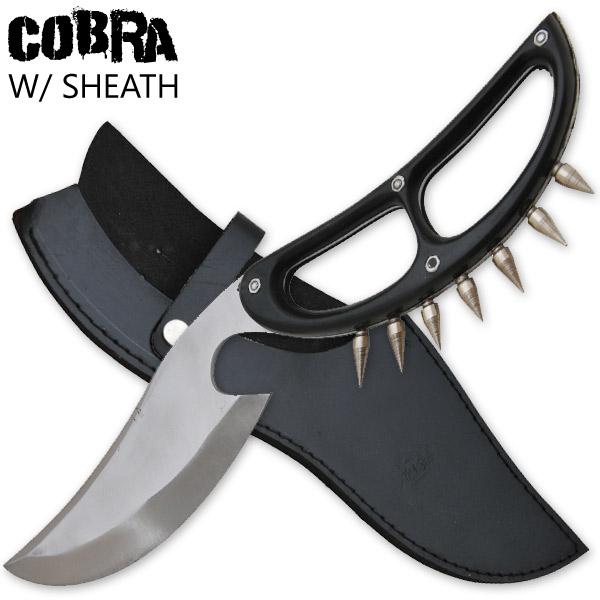 11" Sylvester Stallone "Night Slasher" Inspired Cobra Knife - AnyTime Blades