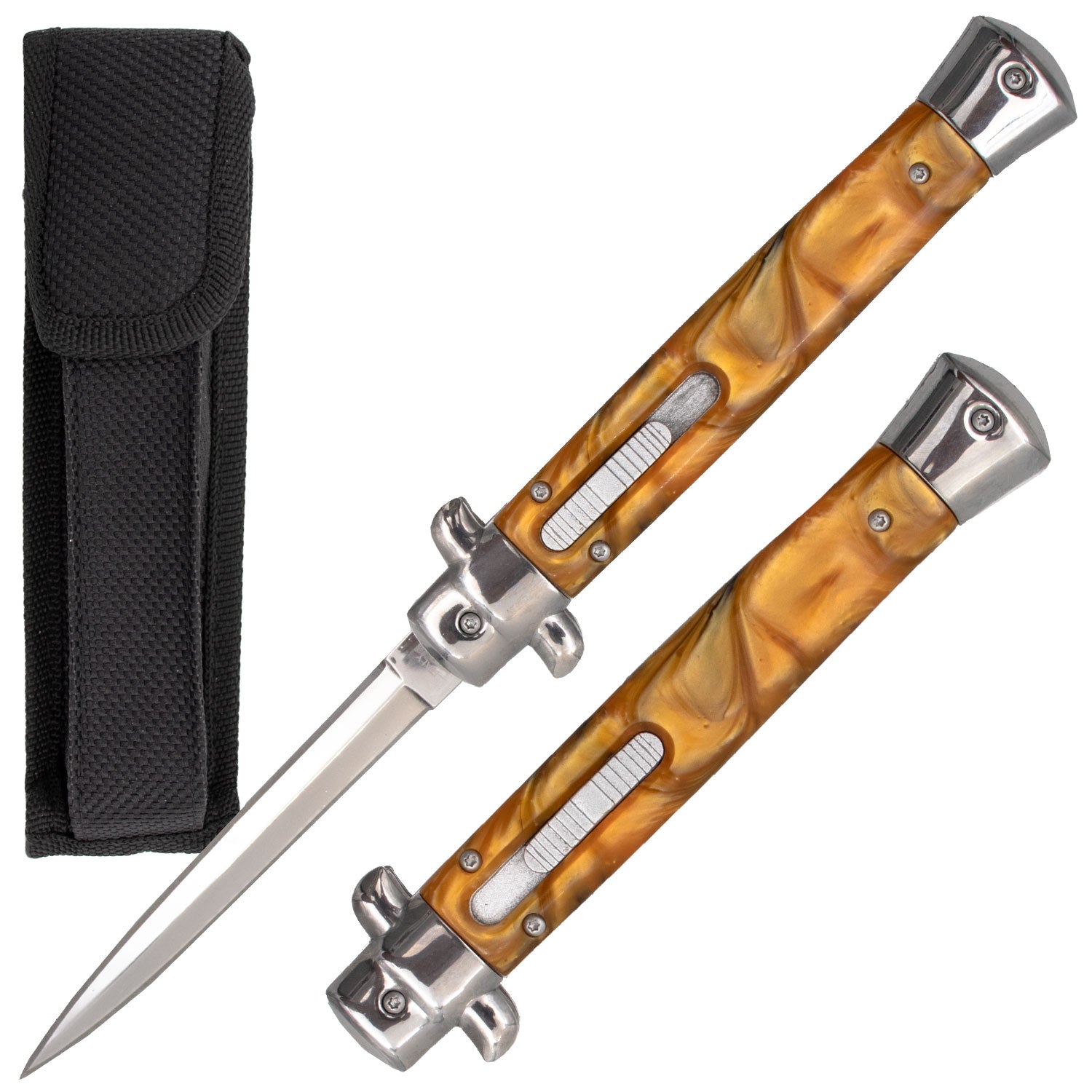 10.5" Automatic OTF Stiletto Knife: Razor Sharp ️