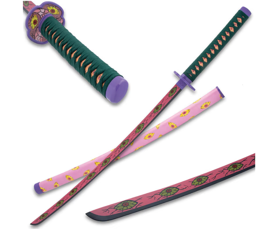 Kokushibo Demon Slayer Sword and Scabbard - AnyTime Blades