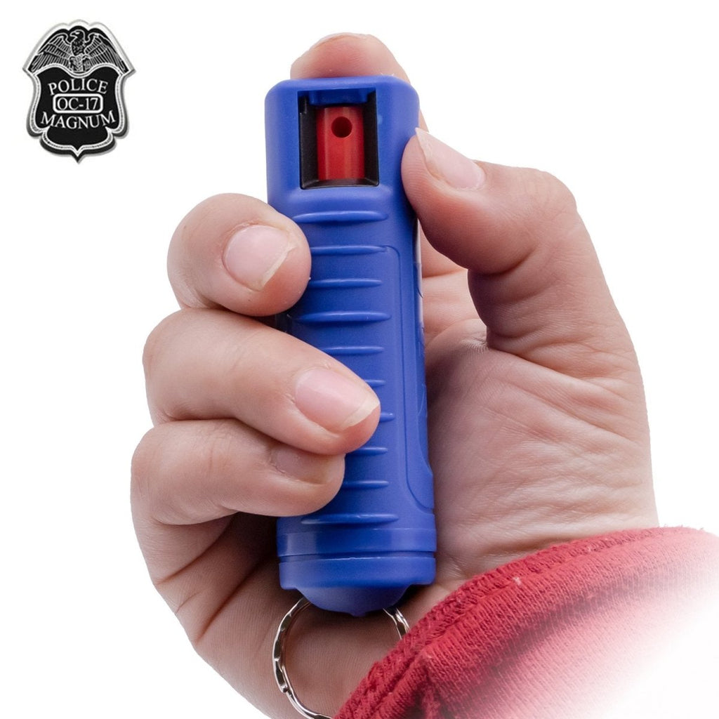 1/2 Ounce Police Magnum Pepper Spray Keychain - AnyTime Blades