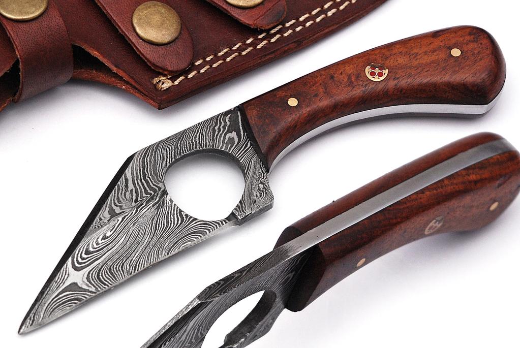 Real Damascus Hunting Knife