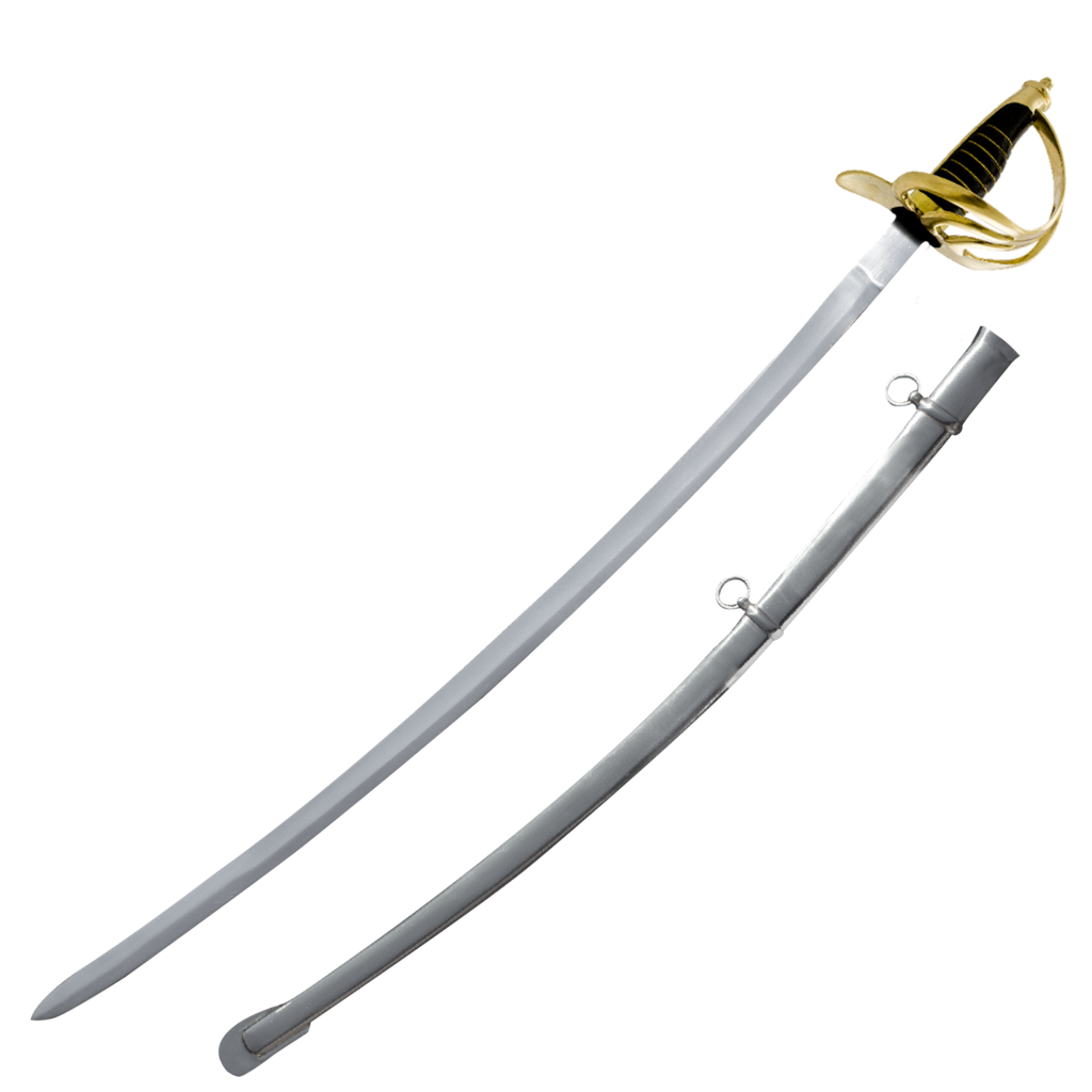 War Razor Sword Defend the Union! Civil War US Trooper Sword - Razor Sharp, Real Brass ...