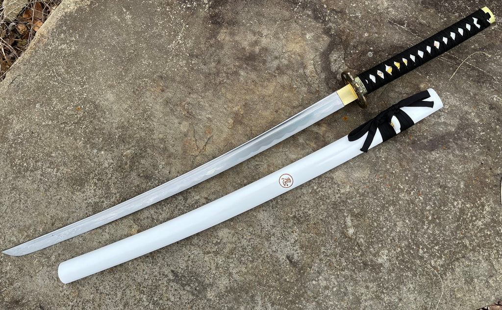 Battle Ready Dark Skull Katana - Samurai Sword - AnyTime Blades