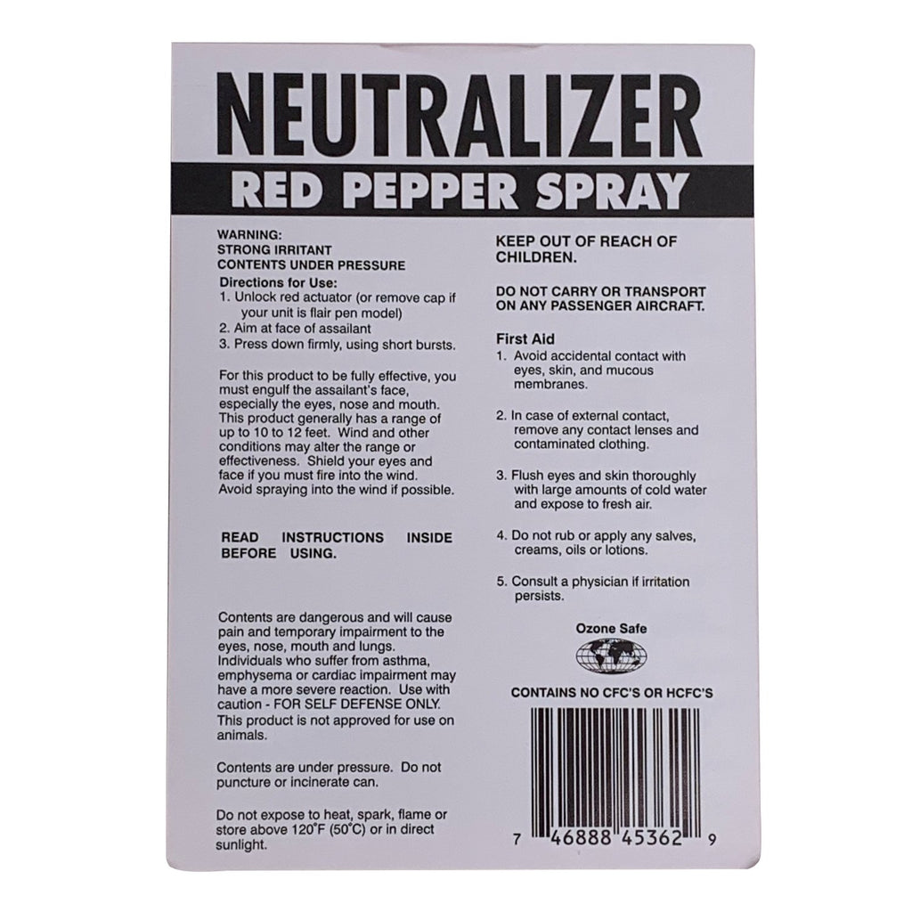 Neutralizer Pepper Spray - Yellow - AnyTime Blades