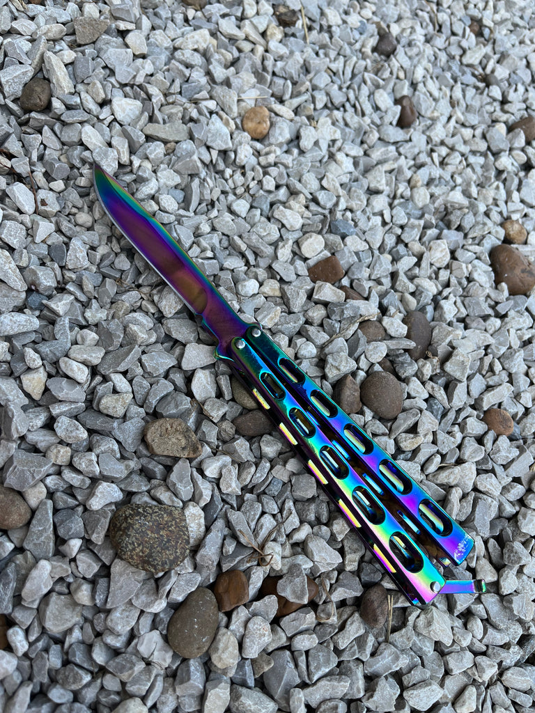 Balisong Butterfly Knife Available in 5 Colors - AnyTime Blades