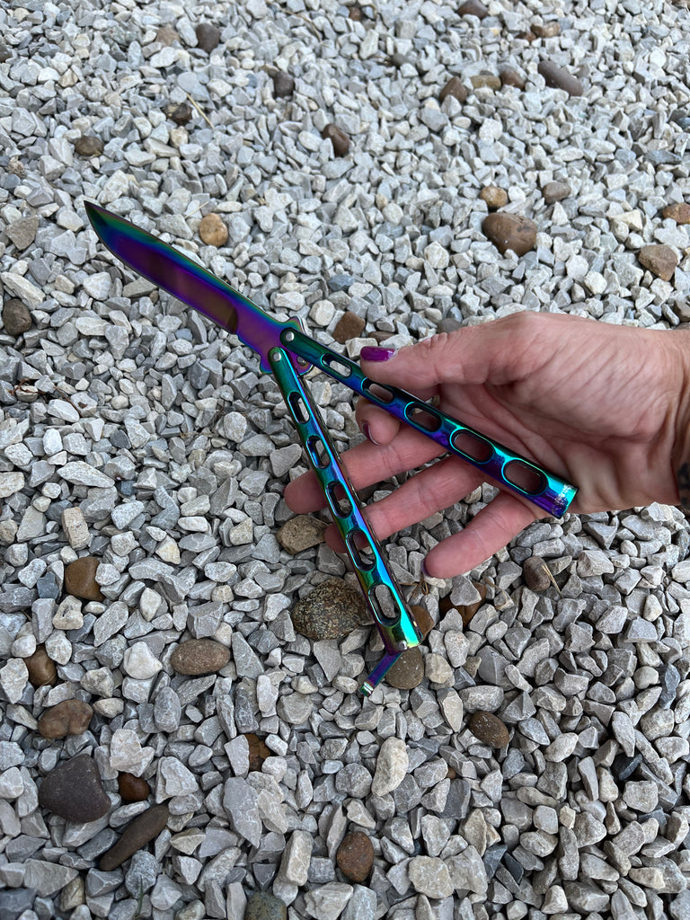 Balisong Butterfly Knife Available in 5 Colors - AnyTime Blades