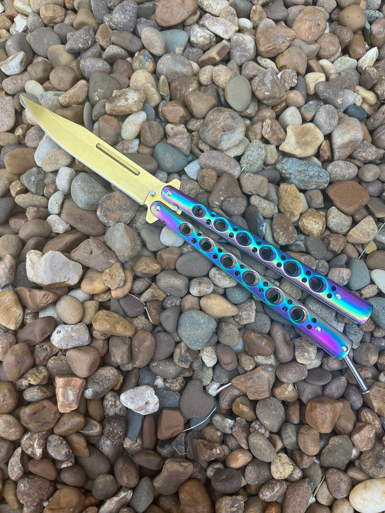 Heavy Duty Balisong Butterfly Knife - AnyTime Blades