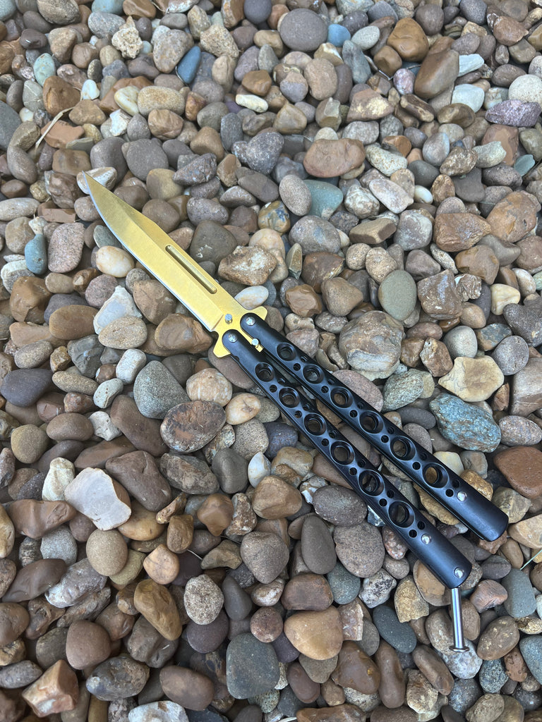 White Dragon Balisong Butterfly Knife-6H0-199WT