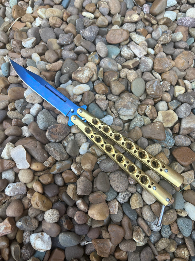 Heavy Duty Balisong Butterfly Knife - AnyTime Blades