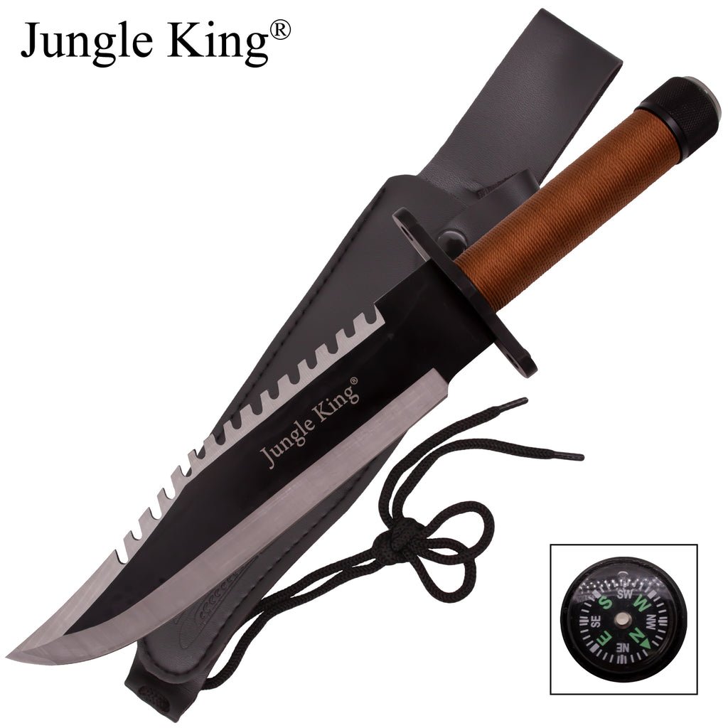 15.25" Rambo Inspired Survival Knife - AnyTime Blades