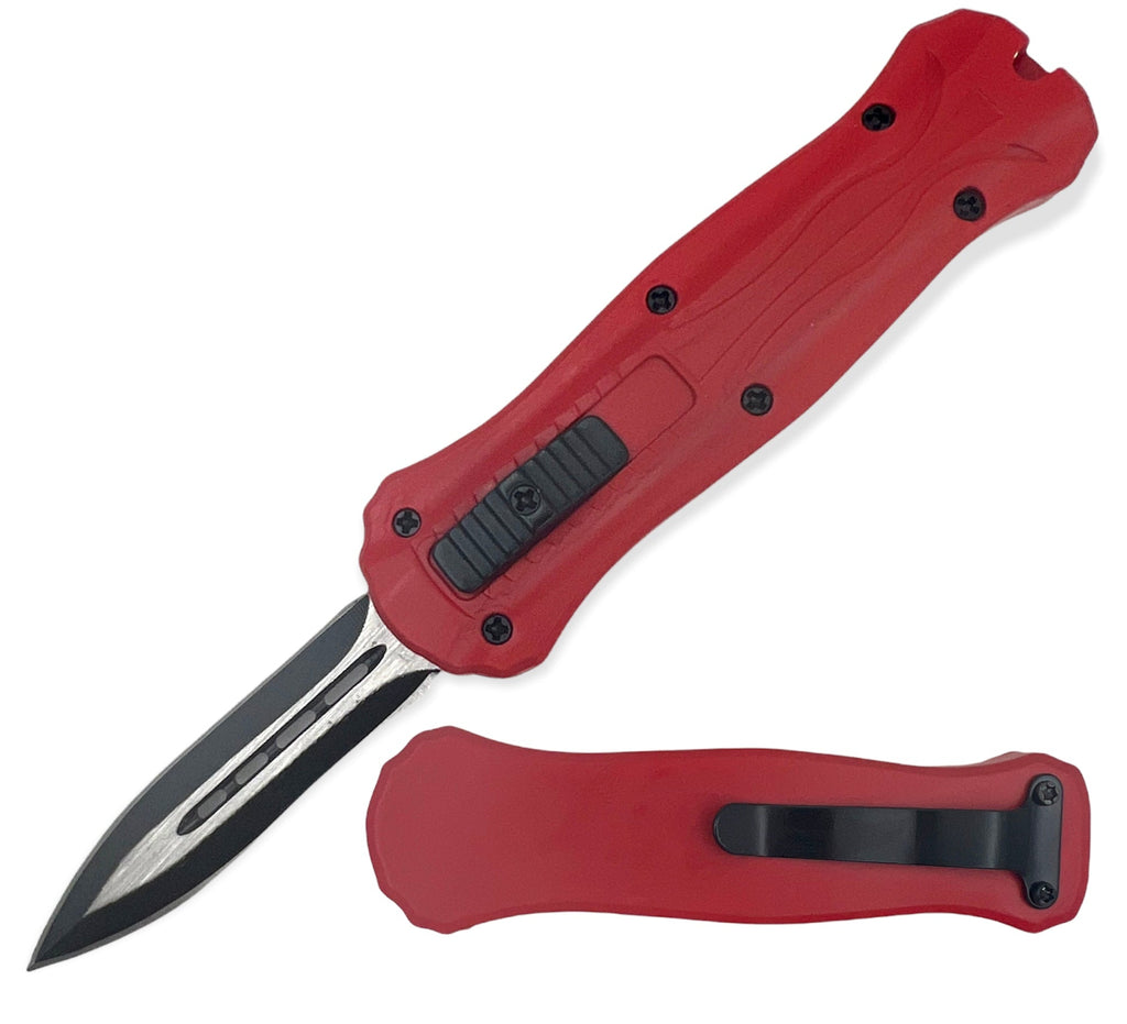 Miniature OTF Automatic Knife Red - AnyTime Blades