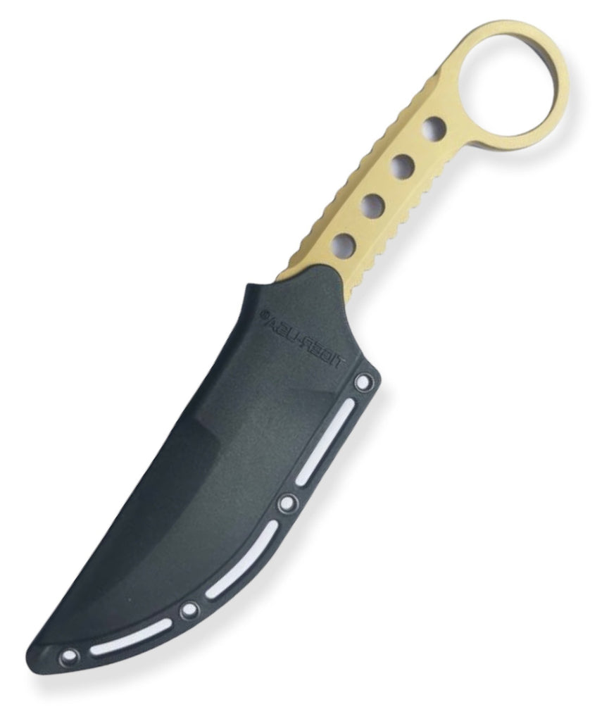 8.25" Single Edge Gold Boot Knife - AnyTime Blades