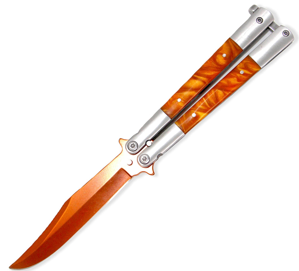 Pearl Essence Butterfly Knife - AnyTime Blades