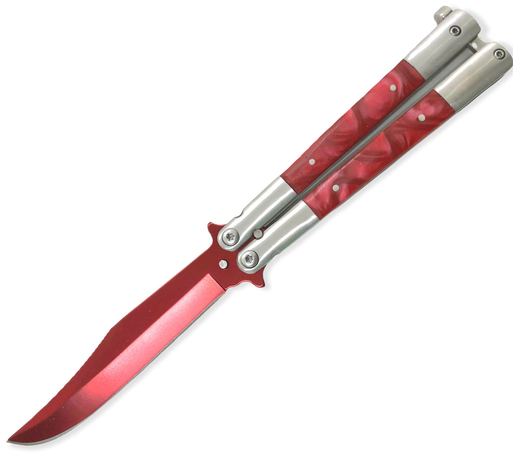 Pearl Essence Butterfly Knife - AnyTime Blades