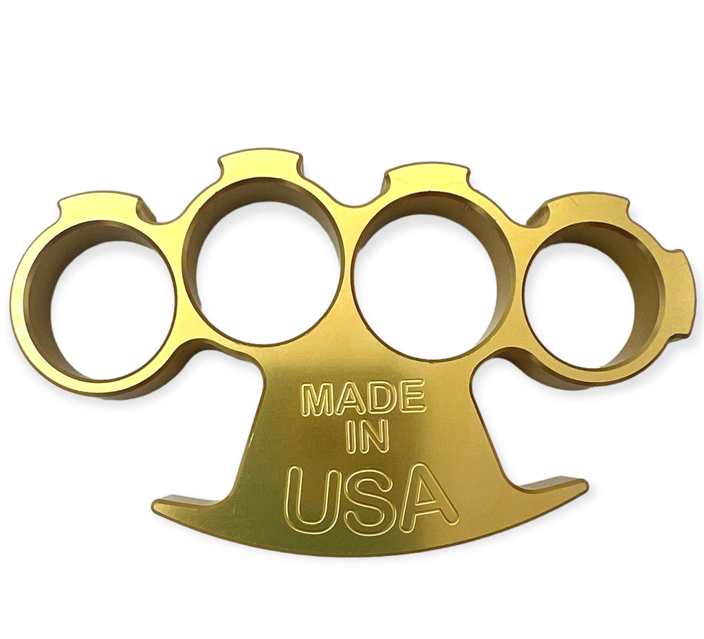 Durable American-made brass knuckles for everyday carry.