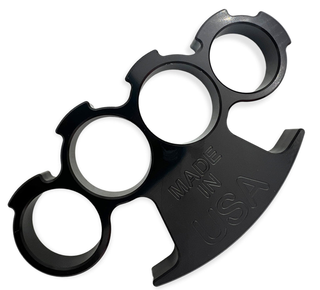 Black Brass Knuckles Made in the USA - AnyTime Blades