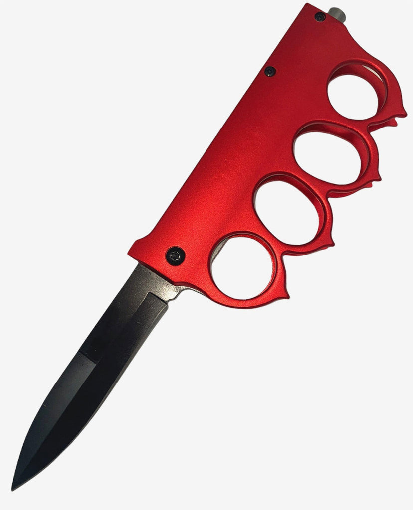 9" Spring Assisted Open Folding Trench Knife - AnyTime Blades