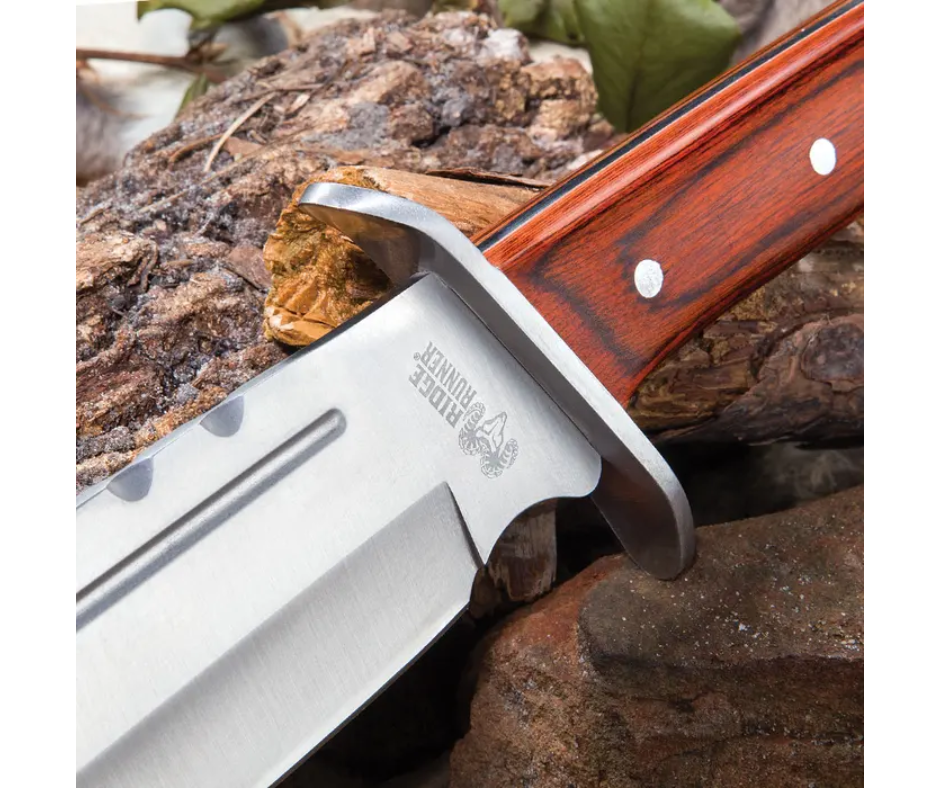 Ridge Runner Brimstone Canyon Machete / Fixed Blade Knife with Nylon Sheath - AnyTime Blades