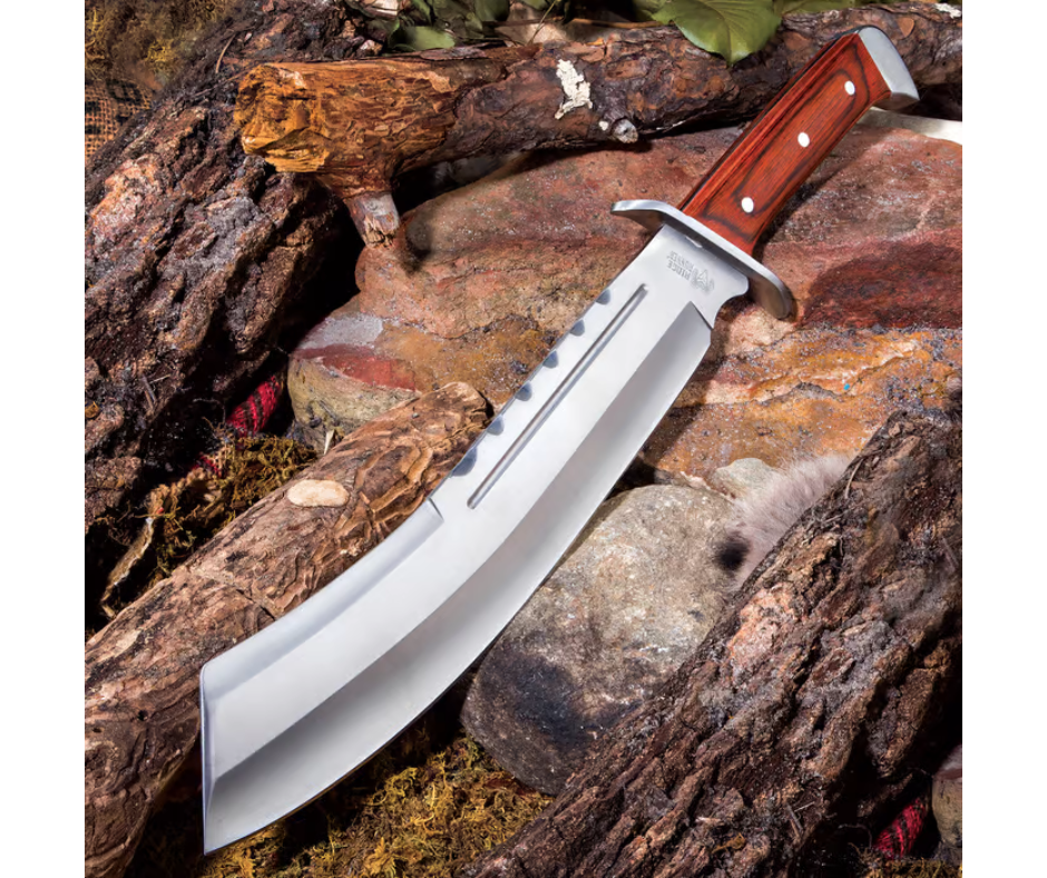 Ridge Runner Brimstone Canyon Machete / Fixed Blade Knife with Nylon Sheath - AnyTime Blades