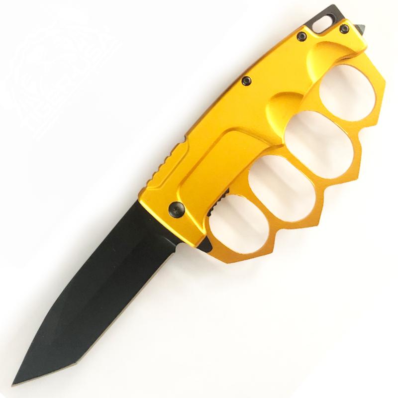 Tiger-USA Spring Assisted Trench Knife - XXL Finger Holes Available in 4 Colors!!! - AnyTime Blades