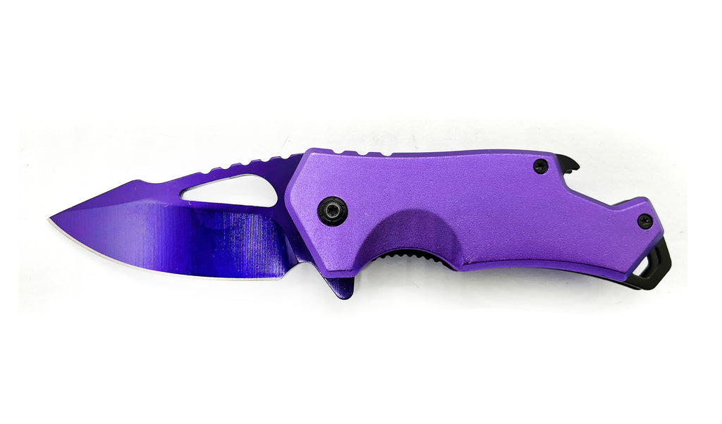 6.5" Assisted Open Pocket Knife with Bottle Opener - AnyTime Blades