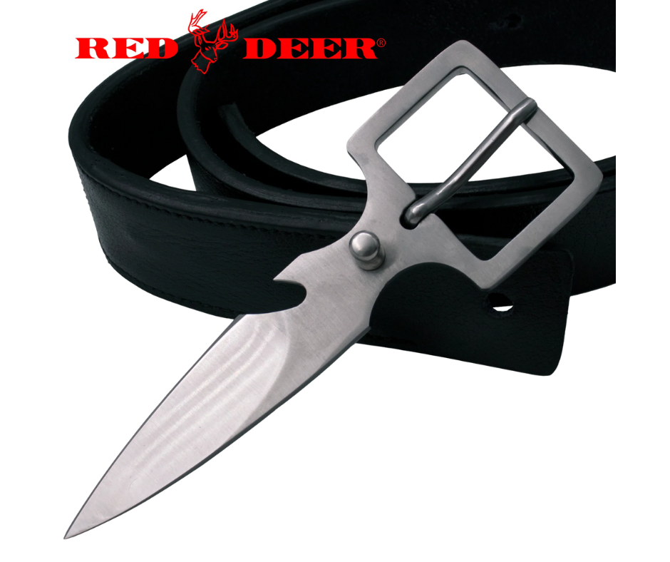 Belt Buckle Knife and Belt - AnyTime Blades
