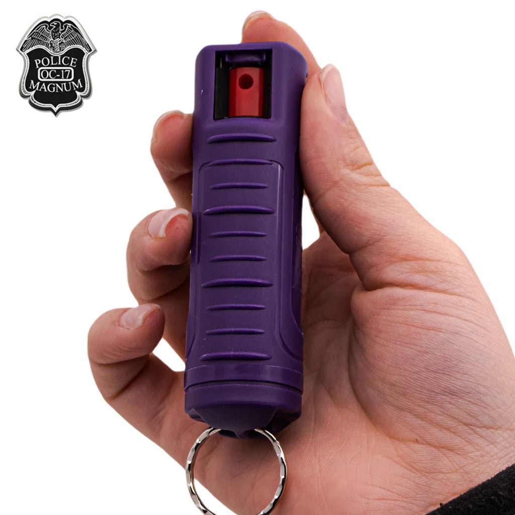 1/2 Ounce Police Magnum Pepper Spray Keychain - AnyTime Blades