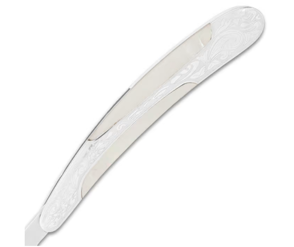 Kriegar Pearl Inlay Folding Razor Knife - AnyTime Blades
