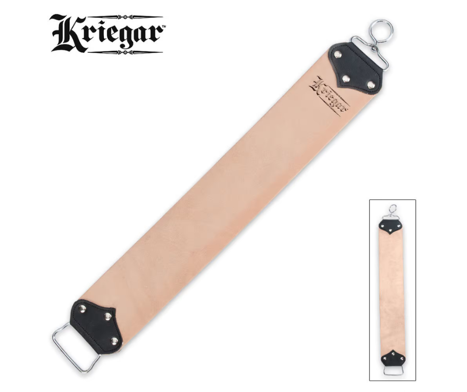 Kriegar Extra Wide Double Sided Hanging Strop - AnyTime Blades