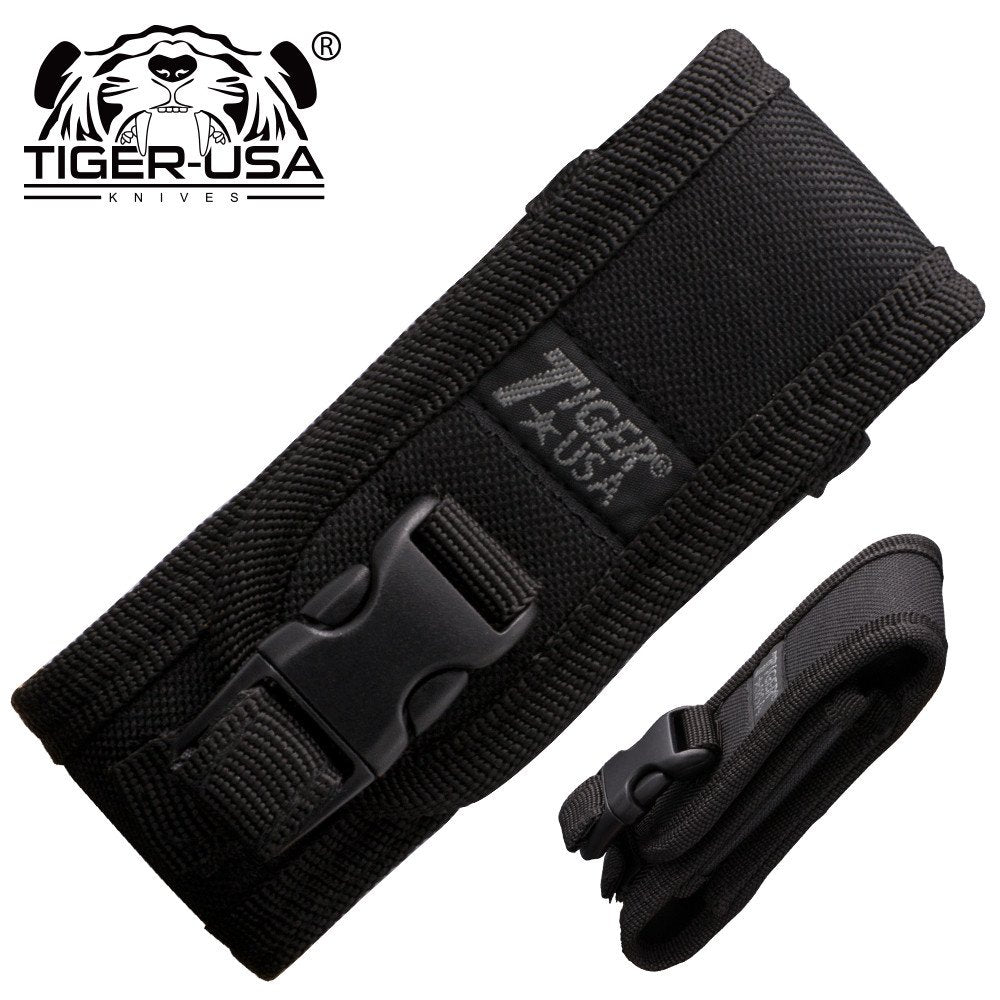 Tiger USA Black Nylon Folding Pocket Knife Carrying Case - AnyTime Blades