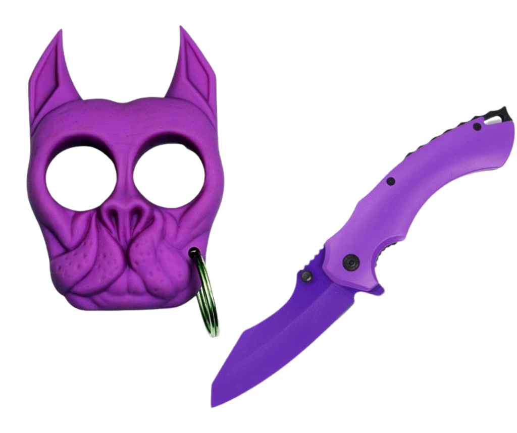 Ladies Purple Self Defense Set - AnyTime Blades