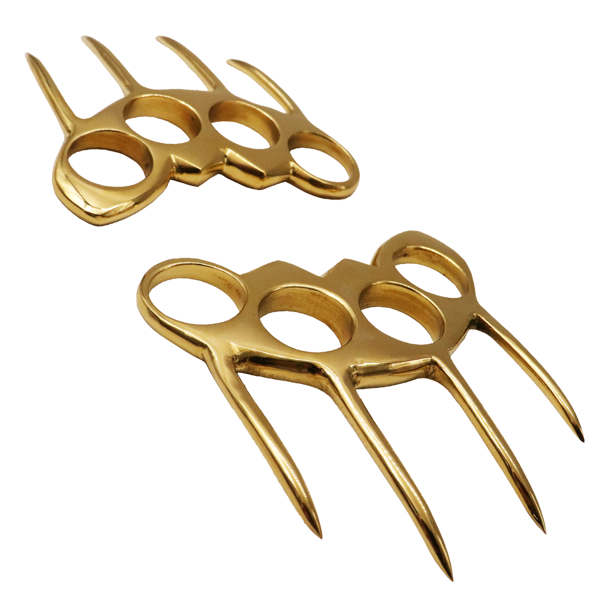 Brass Knuckles - Spiked Brass Knuckles - Claw Set – AnyTime Blades