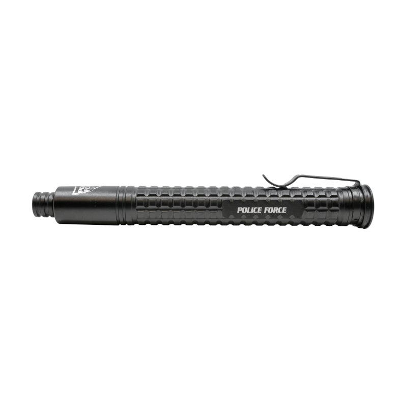 Police Force 16 Inch Tail Press EZ Close Aircraft Aluminum Expandable Baton - AnyTime Blades