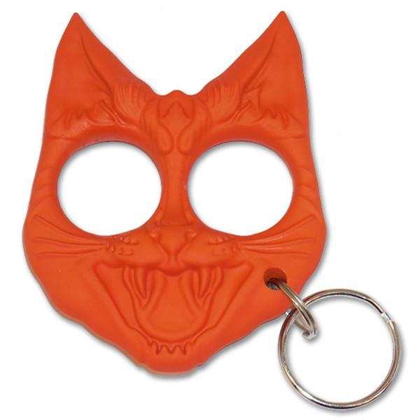 Orange Self Defense Cat Keychain - AnyTime Blades