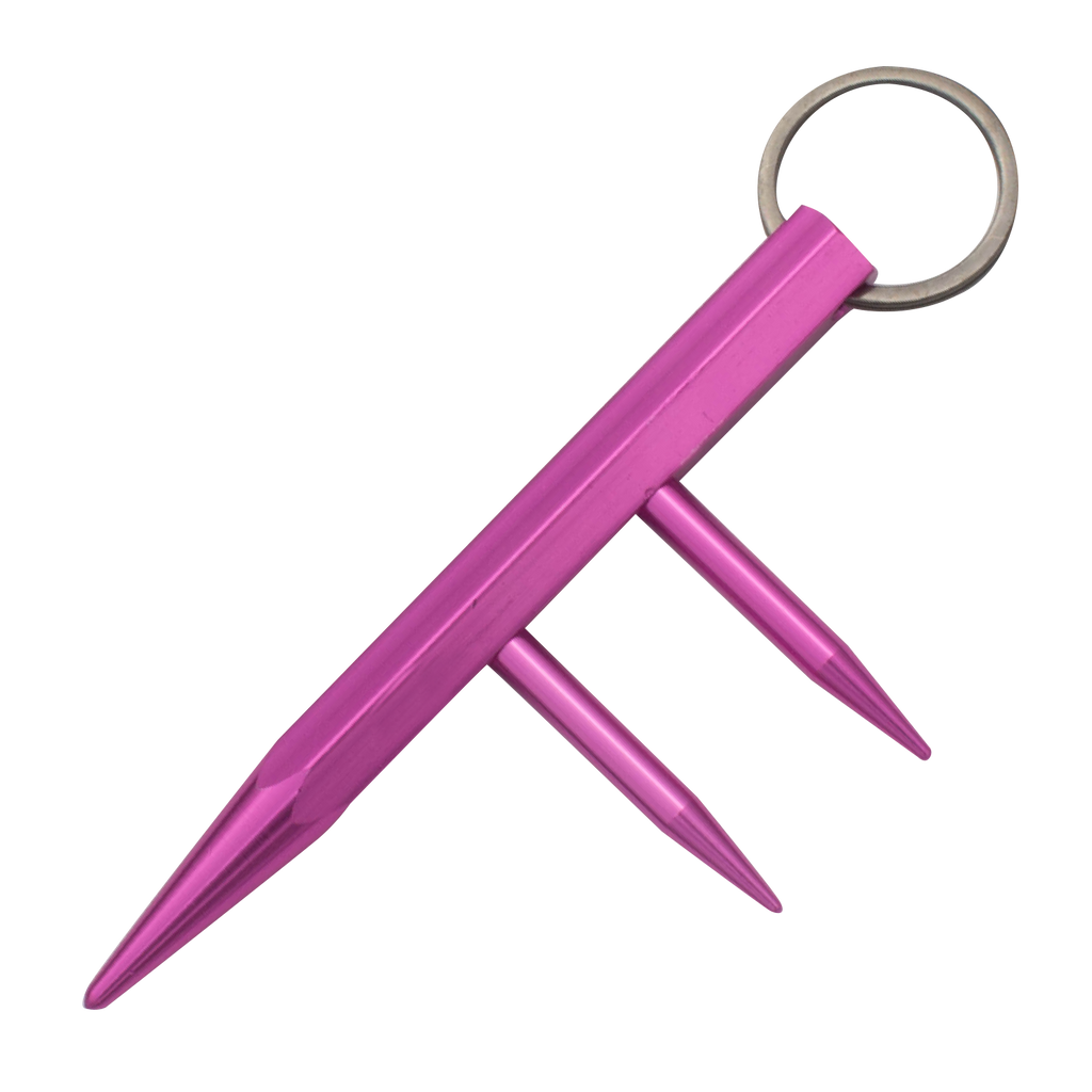 Pink Steel Kubaton Key Ring - AnyTime Blades